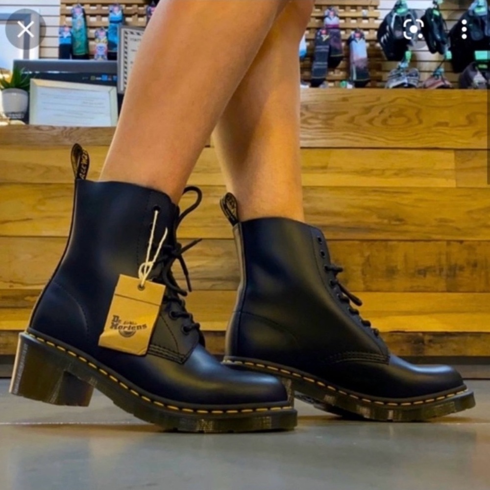 NWT Dr. Martens Black Clemency Combat Boo